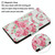 For Samsung Galaxy S21 FE 5G Painted Pattern Horizontal Flip Leather Case with Holder & Card Slot & Wallet(Rose Flower)