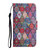 For Samsung Galaxy S10 Painted Pattern Horizontal Flip Leather Case with Holder & Card Slot & Wallet(Rhombus Kaleidoscope)