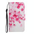 For Samsung Galaxy A51 Painted Pattern Horizontal Flip Leather Case with Holder & Card Slot & Wallet(Red Flower)