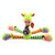 Baby Carriage Hanging Toy 0-1 Year Old Bell Teether Giraffe Bed Bell(Purple)