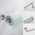 304 Stainless Steel With Grooved Bathroom Pendant Bathroom Shelf,Style: Paper Towel Holder A