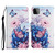 For Samsung Galaxy A22 5G Painted Pattern Horizontal Flip Leather Case with Holder & Card Slot & Wallet(Purple Butterfly)