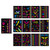 10 PCS Fluorescent Flower Arm Tattoo Sticker Face Sticker Waterproof Feather Tattoo Arm Tattoo Sticker(DKCS042)