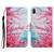 For Samsung Galaxy A01 Painted Pattern Horizontal Flip Leather Case with Holder & Card Slot & Wallet(Red Cherry Blossoms)