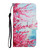 For Samsung Galaxy A01 Painted Pattern Horizontal Flip Leather Case with Holder & Card Slot & Wallet(Red Cherry Blossoms)