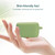 Solid Color Silicone Earphone Protective Case For Jabra Elite 4(Matcha Green)