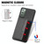 For Samsung Galaxy A71 5G Carbon Fiber Magnetic Card Bag TPU+PU Shockproof Back Cover Case with Holder & Card Slot & Photo Frame(Brown)