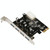 4 Port USB 3.0 Pci Express Expansion Card Pci-E Adapter