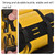 AFISHTOUR FM2031 40L Waterproof Travel Luggage Bag Large Capacity Motorcycle Rear Seat Bag(Yellow)
