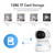 ESCAM PT201 HD 1080P Dual-band WiFi IP Camera, Support Night Vision / Motion Detection / Auto Tracking / TF Card / Two-way Audio, UK Plug