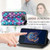 For Asus Zenfone 8 Flip Colorful Magnetic Horizontal Flip PU Leather Case with Holder & Card Slot & Wallet(Purple Scales)