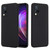 For vivo V21 Solid Color Liquid Silicone Shockproof Full Coverage Protective Case(Black)