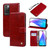 For Xiaomi Redmi 10 Business Style Oil Wax Texture Horizontal Flip Leather Case with Holder & Card Slots & Wallet(Red)