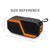 NewRixing NR-5019 Outdoor Portable Bluetooth Speaker, Support Hands-free Call / TF Card / FM / U Disk(Orange)
