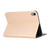For iPad mini 6 Voltage Craft Texture TPU Horizontal Flip Protective Tablet Case with Holder(Gold)