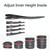 2 Pairs 032 Adjust Inner Height Insole Free Size Cutable Insole, Colour: Black 4 Layers (about 7cm) 2 Pairs 032 Adjust Inner Height Insole Free Size Cutable Insole, Colour: Black 4 Layers (about 7cm)