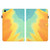 For Samsung Galaxy Tab A7 Lite 8.4 T220 / T225 Voltage Watercolor Pattern Skin Feel Magnetic Horizontal Flip PU Leather Case with Holder & Card Slots & Photo Frame(Autumn Leaves)