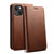 For iPhone 13 Calf Texture Horizontal Flip Leather Case with Holder & Card Slots & Wallet(Brown)