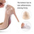 5 Pairs Soft And Abrasion-Resistant GEL Heel Stickers High-Heeled Laces Sticky Invisible Transparent Anti-Drop Heel Stickers(Thick Section-Transparent)