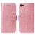 For iPhone SE 2022 / SE 2020 / 8 / 7 Calf Texture Buckle Horizontal Flip Leather Case with Holder & Card Slots & Wallet(Rose Gold)