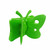 For iPad 10.2 2021 Butterfly Bracket Style EVA Children Falling Proof Cover Protective Case(Green)