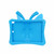 For iPad 10.2 2021 Butterfly Bracket Style EVA Children Falling Proof Cover Protective Case(Blue)