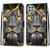 For Samsung Galaxy A22 5G Coloured Drawing Cross Texture Horizontal Flip PU Leather Case with Holder & Card Slots & Wallet & Lanyard(Fission Lion)