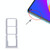 For OPPO A54 CPH2239 / A55 4G SIM Card Tray + SIM Card Tray + Micro SD Card Tray(Gold)