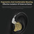 KZ ZSN Pro X Ring Iron Hybrid Drive Metal In-ear Wired Earphone, Standard Version(Gold)