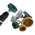 Electric Drill Disc Brush Emery Deburring Polishing Rubber Sanding Brush, Style: 2 Inch White