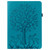 Tree & Deer Pattern Pressed Printing Horizontal Flip PU Leather Case with Holder & Card Slots & Sleep / Wake-up Function For Samsung Galaxy Tab A7 10.4 2020(Blue)