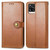 For vivo V20 2021 Solid Color Leather Buckle Phone Case (Brwon)