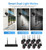 ESCAM WNK618 3.0 Million Pixels 8-channel Wireless Dome Camera HD NVR Security System, Support Motion Detection & Two-way Audio & Full-color Night Vision & TF Card, US Plug