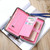Multi-Purpose Long Type Bow Mobile Phone Bag Lady Wallet Card Bag(Cherry Pink)