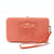 Multi-Purpose Long Type Bow Mobile Phone Bag Lady Wallet Card Bag(Cherry Pink)