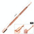 3 PCS Stainless Steel Rose Gold Double-Headed Steel Push Dead Skin Scissors Nail Set,Style: 05  Small Head