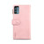 For OnePlus Nord N200 5G Retro Frosted Horizontal Flip Leather Case with Holder & Card Slot & Wallet & Zipper Pocket & Lanyard(Rose Gold)