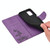 Vintage Embossed Floral Butterfly Pattern Horizontal Flip Leather Case with Card Slot & Holder & Wallet & Lanyard For Xiaomi Redmi 10(Purple)
