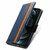 For iPhone 13 Pro CaseNeo Business Splicing Dual Magnetic Buckle Horizontal Flip PU Leather Case with Holder & Card Slots & Wallet (Blue)