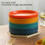 20 PCS Home 6 inch Small Dish Plastic Snack Cake Dish Dining Table Garbage Tray(Square Green)