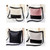 Embossed Checkered Shoulder Bucket Bag Crossbody Mobile Phone Bag(Pink)