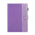 Glitter Powder Stitching Hot-pressed Changing PU Leather Case with Holder & Card Slots & Sleep / Wake-up Function For iPad 9.7 2018 / 2017(Purple)