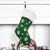 Christmas Sock Decoration Pendant Children Gift Candy Bag(Green)