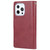 For iPhone 13 Pro GOOSPERY MANSOOR Crazy Horse Texture Horizontal Flip Leather Case with Holder & Card Slots & Wallet (Wine Red)