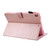 Glitter Powder Stitching Hot-pressed Changing PU Leather Case with Holder & Card Slots & Sleep / Wake-up Function For iPad 10.2 2021 / 2020 / 2019 / Pro 10.5(Pink)