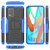 For OPPO Realme V13 5G Tire Texture Shockproof TPU+PC Protective Case with Holder(Blue)