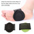 5 Pairs Plantar Fascia Heel Pad Arch Support Insole Heel Pain Relief And Shock Absorption Orthosis, Size: Free Size(Green Black)
