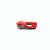 2 PCS / Set Carbon Fiber Car Microphone Panel Decorative Sticker for Alfa Romeo Giulia 2017-2019,Left and Right Drive Universal (Red)