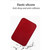 Ultra-Thin Magsafing Silicone Case for Magsafe Battery Pack(Red)