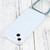 For iPhone 13 Four-corner Shockproof Transparent TPU Protective Case with Lanyard(Green White)